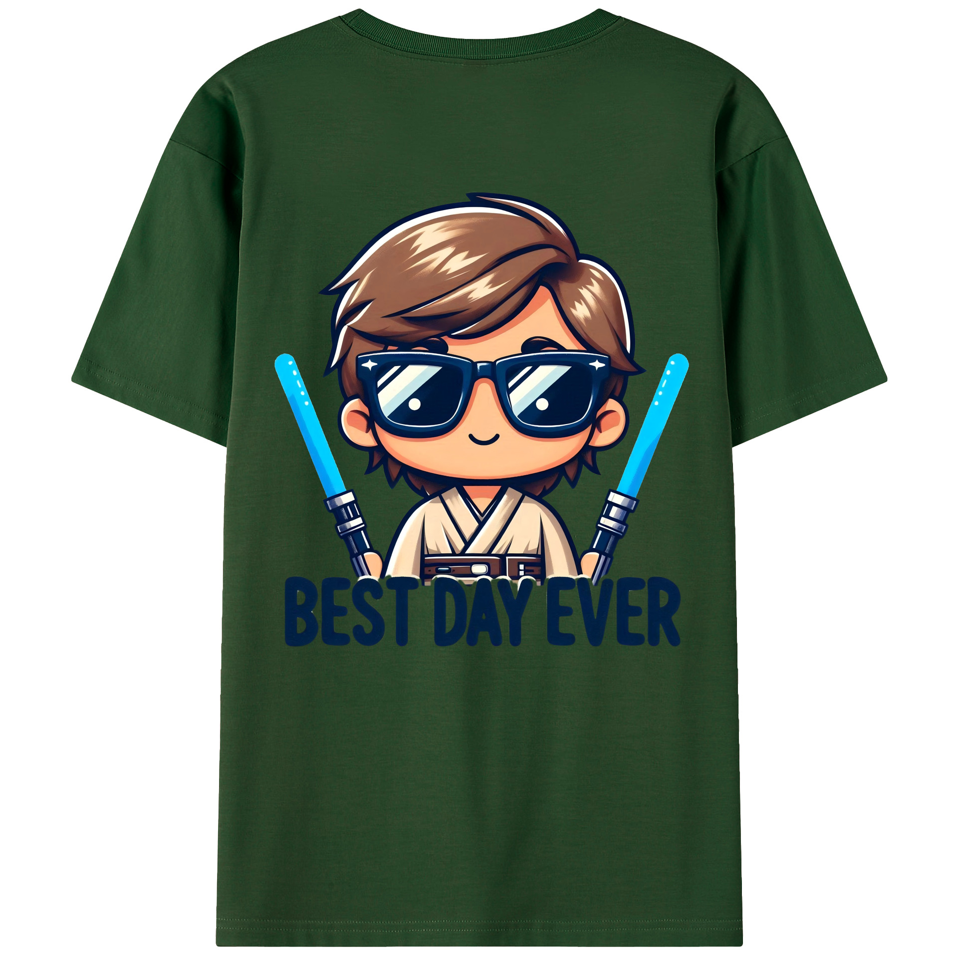 （画像用） スター・ウォーズ Star Wars 綿100％半袖Tシャツ（背面プリント）